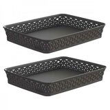Curver Organizator MY STYLE – A4 – temno rjava | Shoptok.si