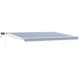 Ručna zlačivna tenda s LED diodama Plava i bijela 4 x 2 m - Bijeli Plava i bijela 4 x 2 m | shoptok.hr