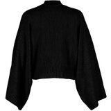 Trendyol Black Wide Pattern Bat Sleeve Knitwear Sweater Cijene
