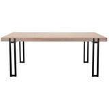 Støraa Blagovaonski stol s pločom stola u dekoru hrasta u prirodnoj boji 90x160 cm Azuma – | shoptok.hr