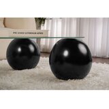 Hanah home sto za dnevnu sobu evara black transparent | ePonuda.com