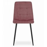 KARA stolica - ružičasti baršun / crne noge x 1 | shoptok.hr