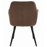  JORK stolica - smeđi baršun / crne noge x 1 | shoptok.hr