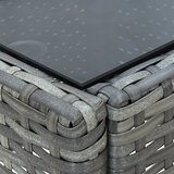  Vrtni stol sivi 75 x 40 x 37 cm od poliratana | Eponuda.ba