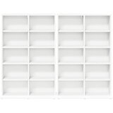 Cd ormar 2 kom. Bijela 65 x 23,5 x 97,5 cm Konstruirano drvo | shoptok.hr