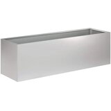  Vrtna saksija Srebrna 80 x 30 x 30 cm Pocinčani čelik - Pocinčani čelik 80 x 30 x 30 cm 1 | shoptok.hr