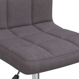 vidaXL Vrtljiv jedilni stol taupe blago, (20940169) | Shoptok.si