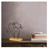 WALLXPERT Dekorativna figura Mačke, 30x36x4 cm, Crna | Eponuda.ba