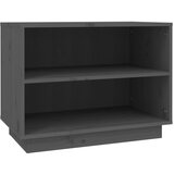 Furnova Omarica za čevlje siva 60x34x45 cm trdna borovina, (21955873) | Shoptok.si