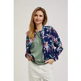 Moodo Women's patterned jacket - navy