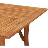  5-dijelni vrtni blagovaonski set od masivnog bagremovog drva Smeđa Dužina stola 150 cm | shoptok.hr