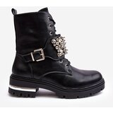 Boto Women's insulated work boots decorated black Lennen | shoptok.hr