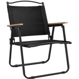  Stolice za kampiranje 2 kom crne 54x55x78 cm od tkanine Oxford | shoptok.hr