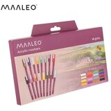 Maaleo akrilni markeri, set od 16 boja, 8 ml | shoptok.hr