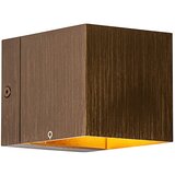 QAZQA Smart wandlamp donkerbrons 8 cm incl. LED - Transfer Cene