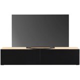 Modern Living Tv-element Otis, Črna, Barva Hrasta | Shoptok.si