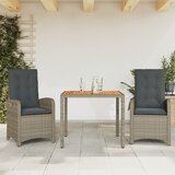  3-dijelni vrtni blagovaonski set sivi od poliratana | shoptok.hr