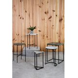 Premier Housewares Stranske mizice v kompletu 3 ks z marmorno mizno ploščo 40x40 cm Mandoli – | Shoptok.si