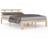  Okvir za krevet od masivnog drva 150 x 200 cm veliki bračni | shoptok.hr