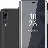 Cadorabo primera, združljiv s Huawei v turmalinski črni barvi - prozorno zrcalno zaščitno prevleko z funkcijo stojala 360 stopinj zaščita, (20695021) | Shoptok.si