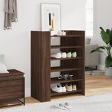 vidaXL Omarica za čevlje rjavi hrast 74,5x37,5x100 cm inženirski les | Shoptok.si