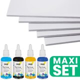 Set mastila Triton i ploča od bele pene A3