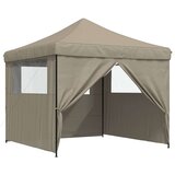 Šator za svadbe - šator za zabave Sivo-smeđa 292 x 292 x 315 cm Oxford tkanina | shoptok.hr