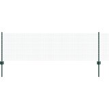 vidaXL varjena žična ograja s 22 U stebrički Zeleno 0.6x50 m Jeklo | Shoptok.si