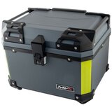 Moto kofer zadnji MVX alu 45 l, sivi, sa naslonom i kodnom bravom | Eponuda.com