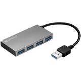Sandberg 3.0 Pocket Hub 4 vrata, srebrna | Shoptok.si