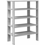 Maison Chic Regal za čevlje - Polica za čevlje siva sonoma 61x32x87,5 cm inženirski les, (21777981) | Shoptok.si