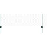 vidaXL ograjni stebri 5 kosov U-kanal zelena 120 cm jeklo, šesterokotna ograja zelena 0.6x10 m jeklo | Shoptok.si