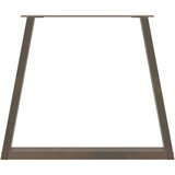 vidaXL Noge jedilne mize V-oblika 2 kosa naravno jeklo 80x(72-73,3) cm | Shoptok.si
