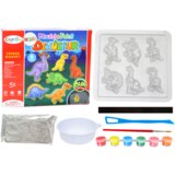 Creative DIY Set of Plaster Magnets Dinosaurs | shoptok.hr