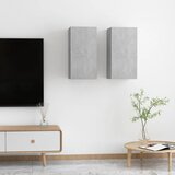 vidaXL TV ormarići 2 kom siva boja betona 30,5 x 30 x 60 cm od iverice Cijene