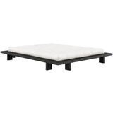Karup Design Crni bračni krevet od borovine sa letvicom 160x200 cm Japan - Cijene