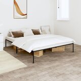 Metalni Kovinski posteljni okvir črn 150x200 cm Cene
