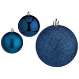  Set božićnih kuglica Plava Plastika 8 x 9 x 8 cm (12 kom.) | shoptok.hr