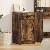 vidaXL Dimljeni hrast MDF s furnirom od hrasta Srednji Bife Pravokutni Cijene