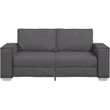  Dvosjed Sivi 180 cm Lažna koža | Eponuda.com