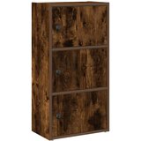 vidaXL Knjižna omara dimljeni hrast 40x24x77 cm inženirski les | Shoptok.si