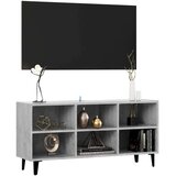 vidaXL TV ormarić s metalnim nogama siva boja betona 103,5x30x50 cm | shoptok.hr