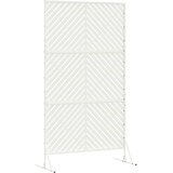 Zaslon za privatnost Bijelo 100 x 50 x 180 cm Čelik | shoptok.hr
