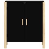  Komoda crna 62 x 38 x 70 cm od konstruiranog drva | shoptok.hr