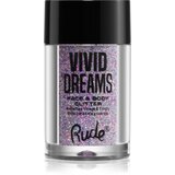 Rude Cosmetics Vivid Dreams bleščice za obraz in telo odtenek Multiverse 2.7 g | Shoptok.si