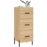 vidaXL Komoda boja hrasta sonome 34 5x34x90 cm od konstruiranog drva | shoptok.hr