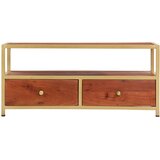  Stolić za kavu 90 x 50 x 40 cm od masivnog drva bagrema | shoptok.hr