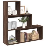 vidaXL Pregrada / regal za knjige 3 razina hrast 123x29x123 cm drveni Cijene