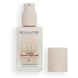 Revolution tekoča podlaga - Skin Silk Serum Foundation - F1