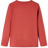  Dječja majica s dugim rukavima tamnocrvena 92 | shoptok.hr
